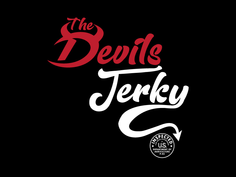 The Devils Jerky Logo Design