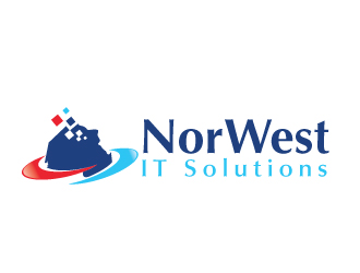 NorWest IT Solutions logo design by Webphixo