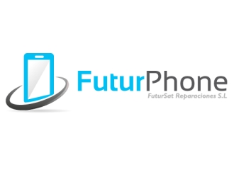 FuturPhone logo design concepts #8