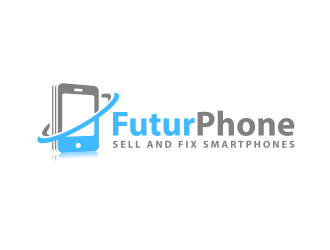 FuturPhone logo design concepts #10