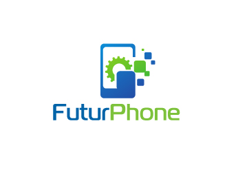 FuturPhone logo design concepts #23