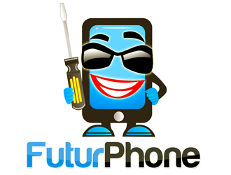 FuturPhone logo design concepts #1