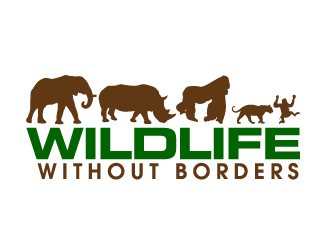 Wildlife Without Borders logo design - Freelancelogodesign.com