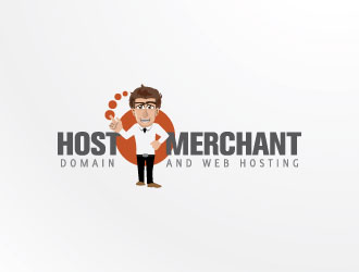 Host Merchant Domain and Web Hosting logo design by tinycreatives