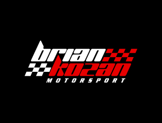 Brian Kozan Motorsport logo design by chad™