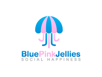 BluePinkJellies logo design by J0s3Ph