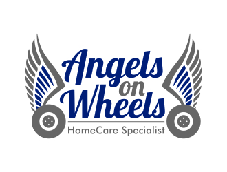 Angels On wheels logo design by FilipAjlina