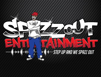 Spazzout Entertainment logo design by dondeekenz