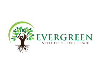 Evergreen Institute of Excellence logo design by pixelour