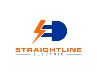 Straightline Electric logo design by superbrand