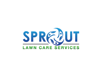 Sprout Lawn Care Services logo design by mhala