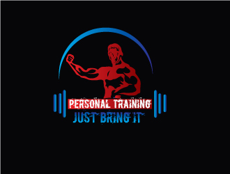 Just Bring It Personal Training logo design concepts #5