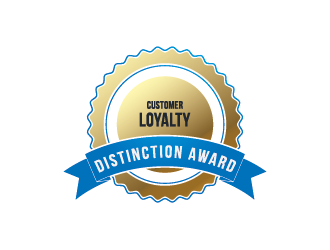 Customer Loyalty Distinction Award logo design by mhala