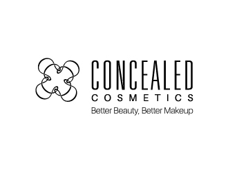 Concealed Cosmetics   Tagline: Better Beauty, Better Makeup logo design by josephope