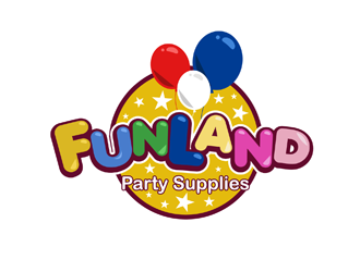 FUN LAND Party Supplies logo design concepts #10