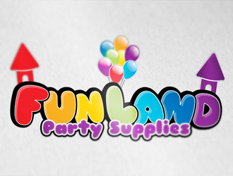 FUN LAND Party Supplies logo design concepts #12