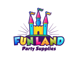 FUN LAND Party Supplies logo design concepts #13