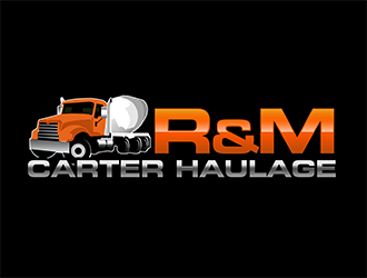 R & M CARTER HAULAGE logo design by kunejo