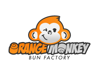 Orange Monkey logo design by akilis13