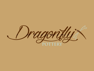 Dragonfly Pottery logo design by bluevirusee