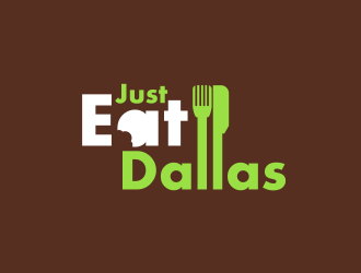 Just Eat Dallas logo design concepts #5