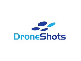 Drone Shots logo design by geomateo