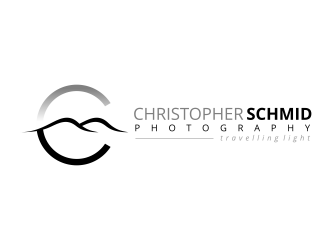 Christopher Schmid Photography - travelling light logo design by smith1979