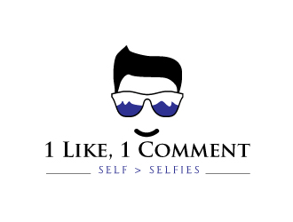 1 Like, 1 Comment logo design by zenith