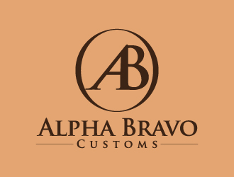 Alpha Bravo Customs logo design by J0s3Ph