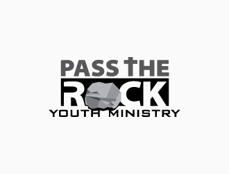 Pass the Rock Youth Ministry logo design by tinycreatives