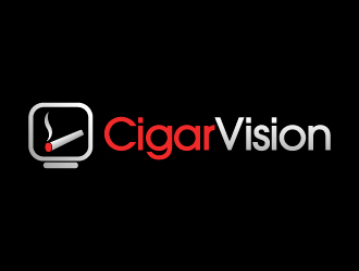 CigarVision logo design by abss