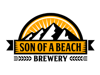 Son Of A Beach Brewery logo design by ingepro