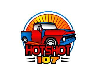 HOTSHOT 107 logo design by pakNton