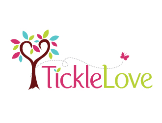 TickleLove logo design by pixelour
