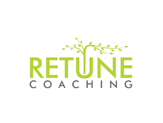 Retune Coaching logo design by peacock