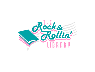 The Rock and Rollin' Library logo design by Republik