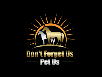 Don't Forget Us Pet Us logo design by Girly