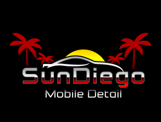 SunDiego Mobile Detail logo design by PandaDesign