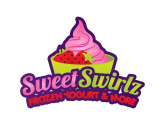 Sweet Swirlz logo design by karjen