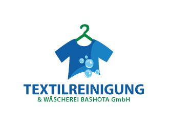TEXTILREINIGUNG & WÄSCHEREI BASHOTA GmbH logo design by pixelour