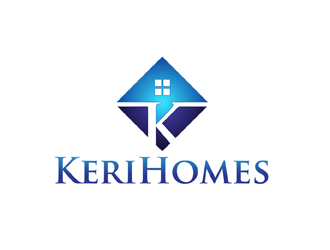 KeriHomes logo design by peacock