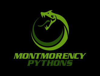 MONTMORENCY PYTHONS logo design by BrightARTS
