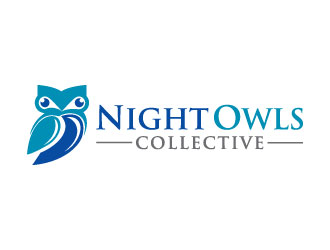 Night Owls Collective (NOC) logo design by pixalrahul