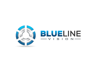 Blue Line Vision logo design by pencilhand