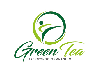 Green Tea Taekwondo Gymnasium logo design by WakSunari