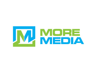 More Media Inc. logo design by pixalrahul