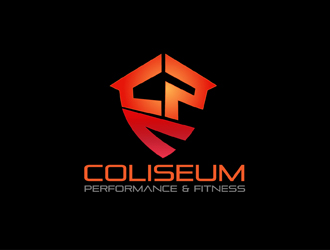 COLISEUM PERFORMANCE & FITNESS logo design by peacock
