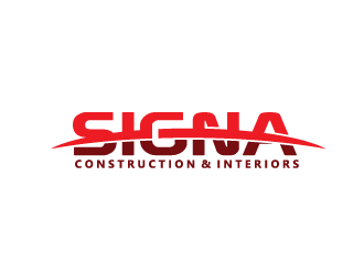 Signa Construction & Interiors logo design by lorand