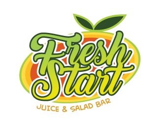 Fresh Start Juice & Salad Bar logo design by scriotx