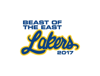 Cazenovia Lakers Football logo design by abss